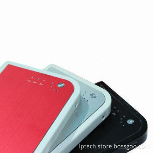 Universal Tablet PC Power Bank, CE-/FCC-/RoHS-clarified, 4-hour Charging Time, Dual USB Port